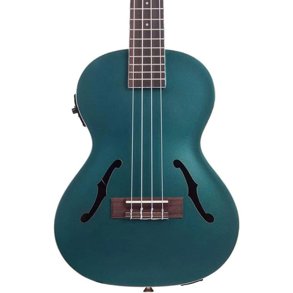 Kala Archtop Tenor Ukulele - Brooklyn Green - Acoustic Electric Uke