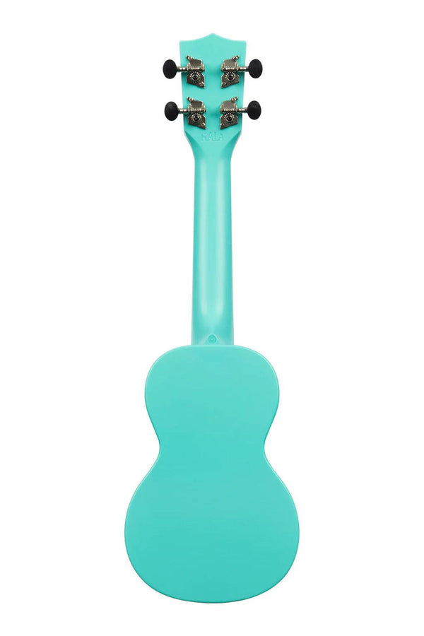 Kala Waterman Glow-In-The-Dark Aqua Mist Blue Soprano Ukulele w/ Bag