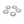Load image into Gallery viewer, AllParts EP-4100 8mm to 3/8" Pot Adapter Bushings - 5 Pack - Cumberland Guitars