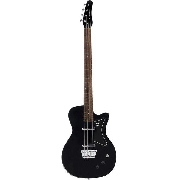 Danelectro '56 Single Cut Bass - Black - Dolphin Headstock Lipstick Pickup - Cumberland Guitars