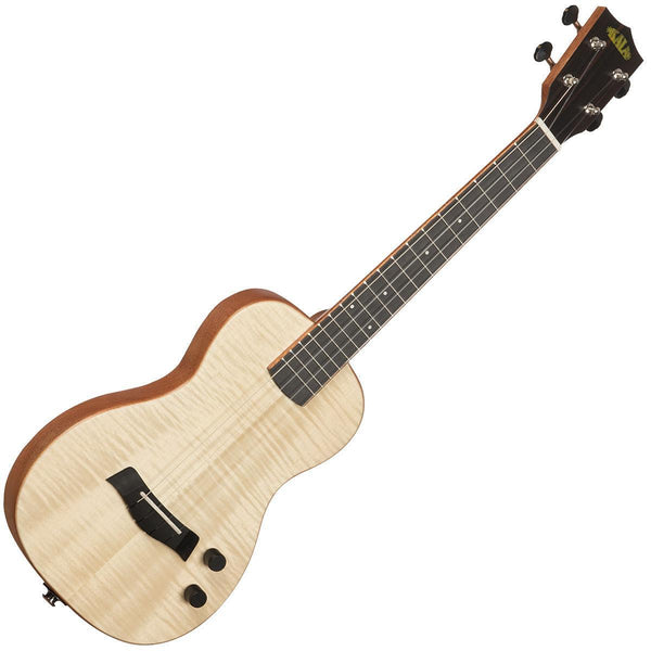 Kala Solidbody Tenor Ukulele - Flame Maple SB T Uke w/ Gig Bag - Cumberland Guitars