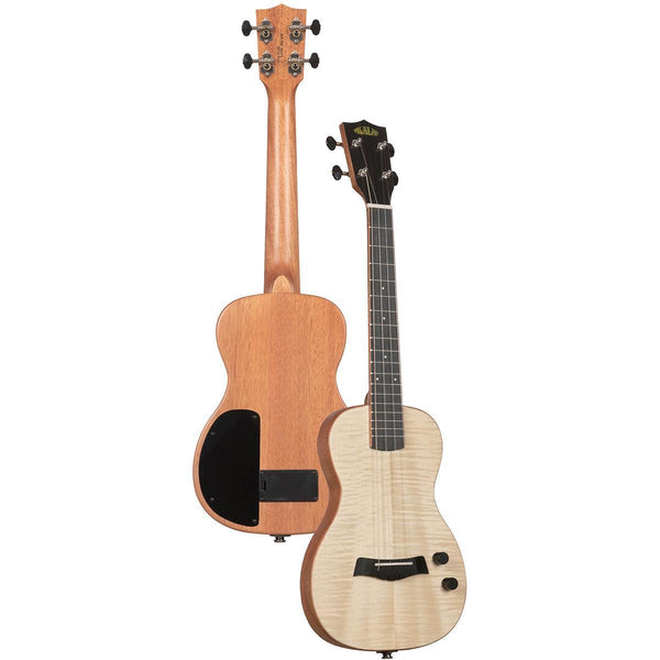 Kala Solidbody Tenor Ukulele - Flame Maple SB T Uke w/ Gig Bag - Cumberland Guitars