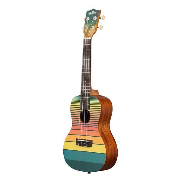 Kala - Surf Ukulele - Dawn Patrol Uke - Retro Graphic - Concert Sized