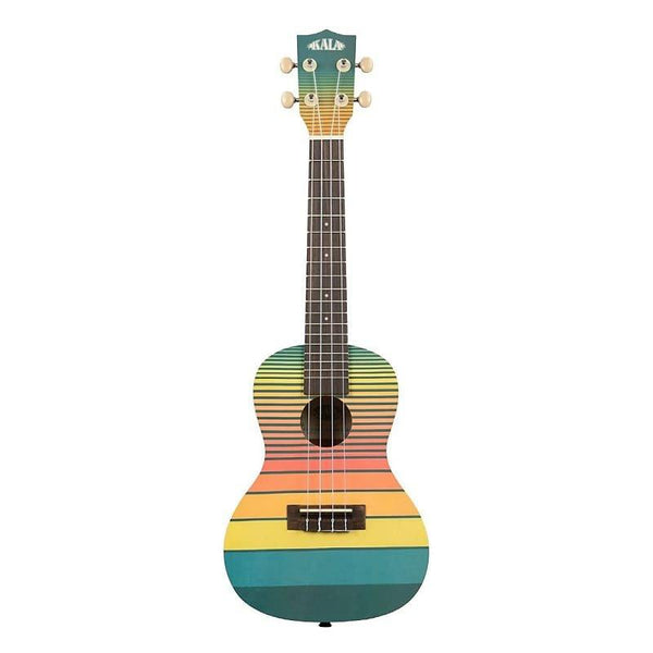 Kala - Surf Ukulele - Dawn Patrol Uke - Retro Graphic - Concert Sized