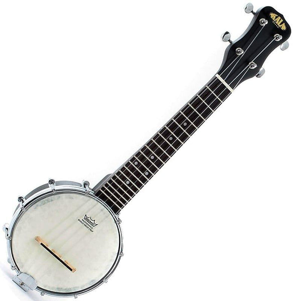 Kala Black Maple Banjo Concert Ukulele - Clarophone Banjolele