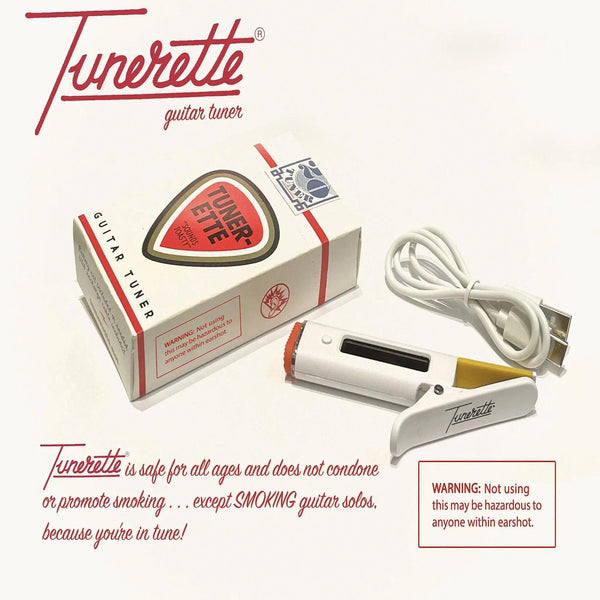 Tunerette - Clip-On Guitar Tuner Cigarette - Rechargeable