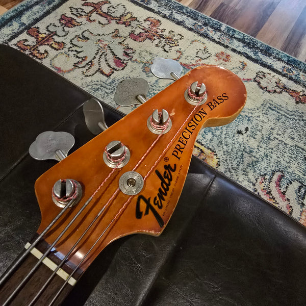 1972 Fender Precision P Bass - Jazz Neck Width - Sunburst - w/Case