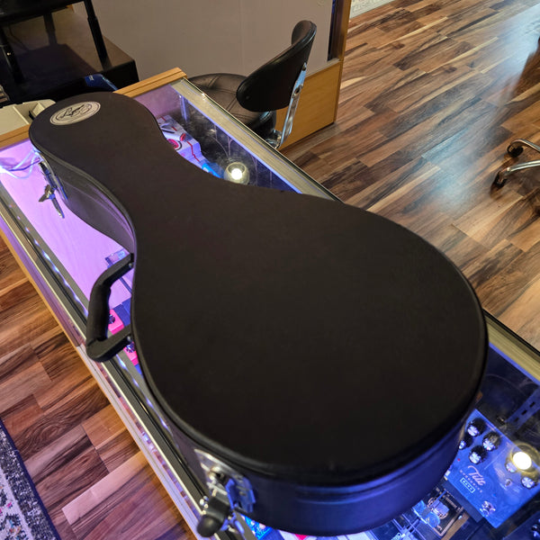 c. 1910 Edelklang German Calace Style Round Bowl Back Mandolin - w/ Case