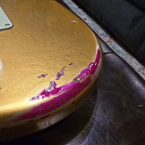 2016 Fender Custom Shop - Wildwood 10 - '61 Strat - Heavy Relic - Aztec Gold / Pink Paisley - Cruz Pickups