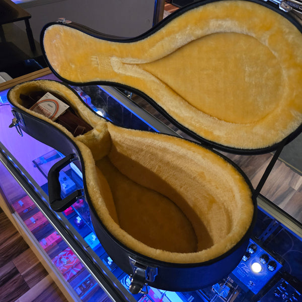 c. 1910 Edelklang German Calace Style Round Bowl Back Mandolin - w/ Case