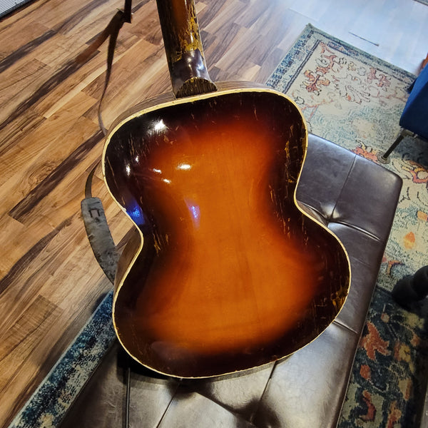 1953 Stadium Archtop w/ DeArmond Guitar Mike, Case, and Lots More!