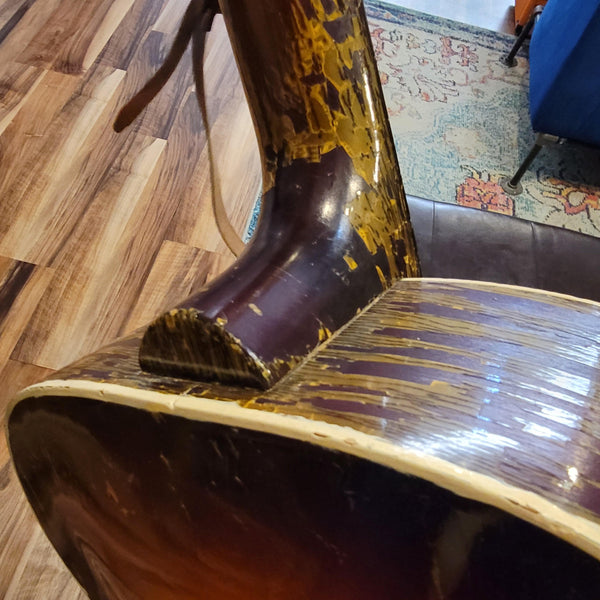 1953 Stadium Archtop w/ DeArmond Guitar Mike, Case, and Lots More!