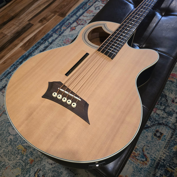 2024 Warwick RockBass Alien Standard - 5-String - Natural Trasparant Satin - Acoustic Electric Bass -w/ Gig Bag