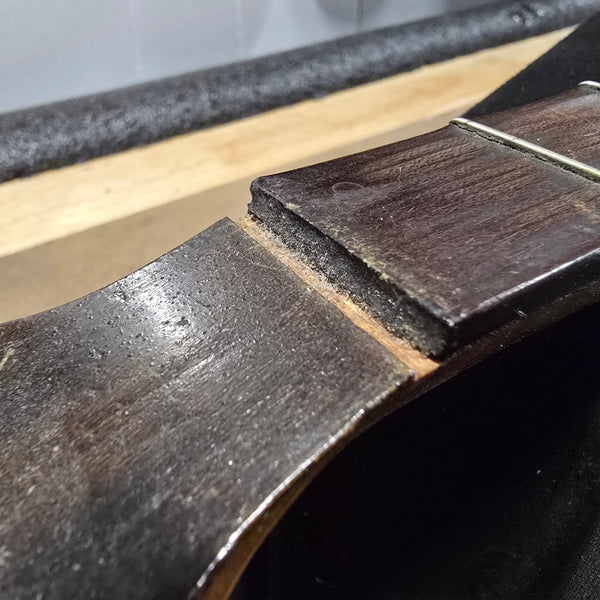 Ancient Vintage Mystery Banjo - 4-String Tenor - Maple - Resonator - PROJECT - Needs Work