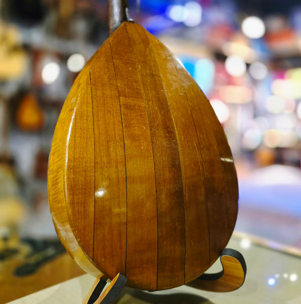 c. 1910 Edelklang German Calace Style Round Bowl Back Mandolin - w/ Case