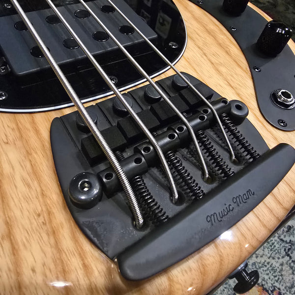 2025 Ernie Ball Music Man StingRay 4 - Tim Commerford Signature - BEAD - Passive - Natural - Artist Model w/ Case