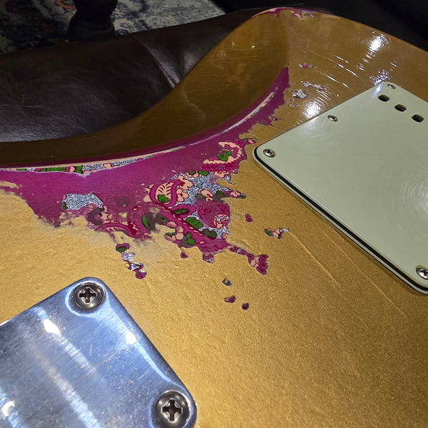 2016 Fender Custom Shop - Wildwood 10 - '61 Strat - Heavy Relic - Aztec Gold / Pink Paisley - Cruz Pickups