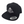 Load image into Gallery viewer, Cumberland Guitars - Classic Flat Bill Snapback Trucker Hat -Black / Black / White Logo