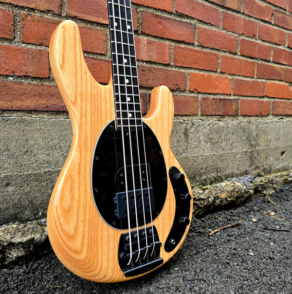 2025 Ernie Ball Music Man StingRay 4 - Tim Commerford Signature - BEAD - Passive - Natural - Artist Model w/ Case