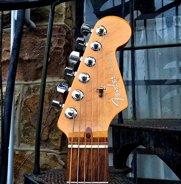 2000 Fender American Deluxe Stratocaster - Crimson Red Transparent w/ Gig Bag