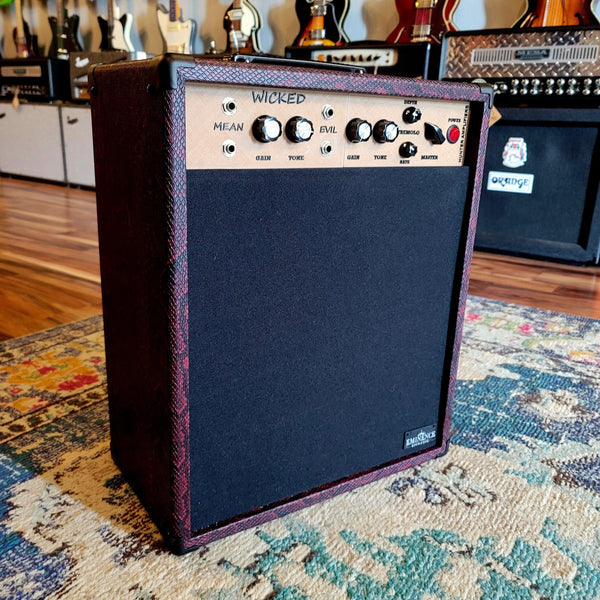 Hunter Amplifiers - The Wicked Combo - Deluxe Based Tube Amp w/ Tremolo - Snakeskin