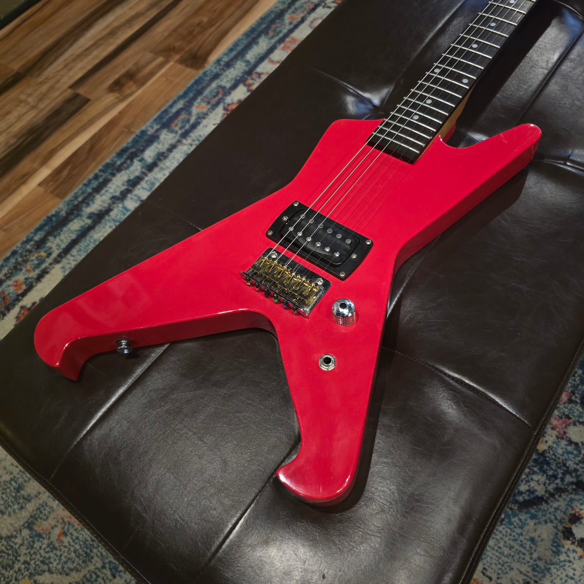 【新品弦張替済】FIRST ACT ミニエレキギター ME274 First Act ME274 RAD X ME-274 Electric Guitar - Red