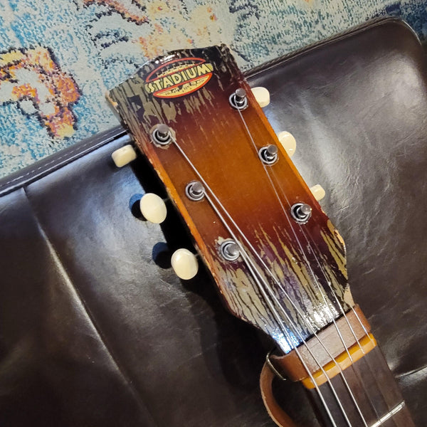 1953 Stadium Archtop w/ DeArmond Guitar Mike, Case, and Lots More!