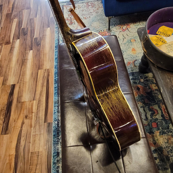 1953 Stadium Archtop w/ DeArmond Guitar Mike, Case, and Lots More!