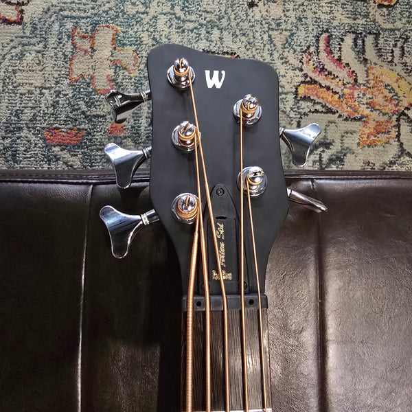 2024 Warwick RockBass Alien Standard - 5-String - Natural Trasparant Satin - Acoustic Electric Bass -w/ Gig Bag