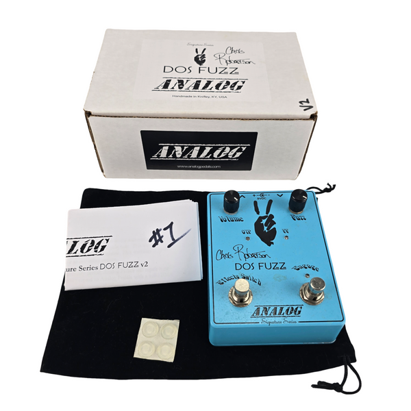 Analog Pedals - Dos Fuzz V2 - Chris Robertson Signature Pedal - Serial #1 - Signed, The First One Ever!