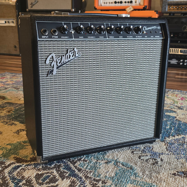 Used Fender Champion 40 Combo Guitar Amp w/ Speaker Upgrade