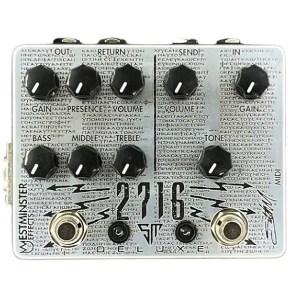 Westminster Effects - 2716 Deluxe Seth Morrison Signature Pedal - Overdrive Workstation
