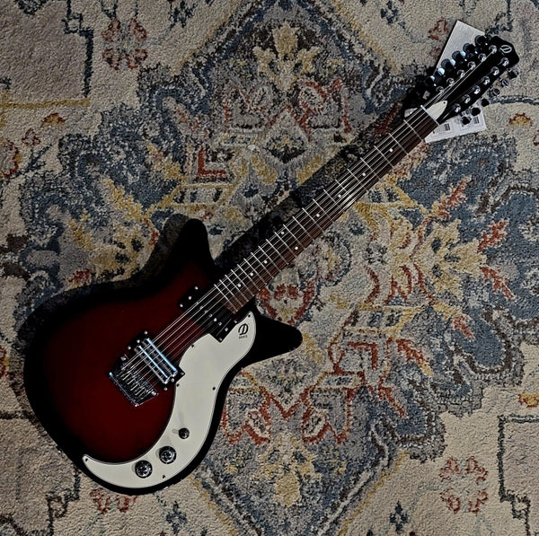 Danelectro 59X 12 String Electric Guitar - Red Burst - Cumberland Guitars