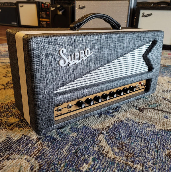 Supro 1696RTH Black Magick Reverb Tremolo Head - Cumberland Guitars