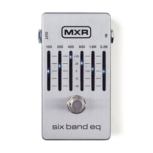 MXR Dunlop M109S Six Band EQ Pedal - Guitar Bass Keys and More - Cumberland Guitars