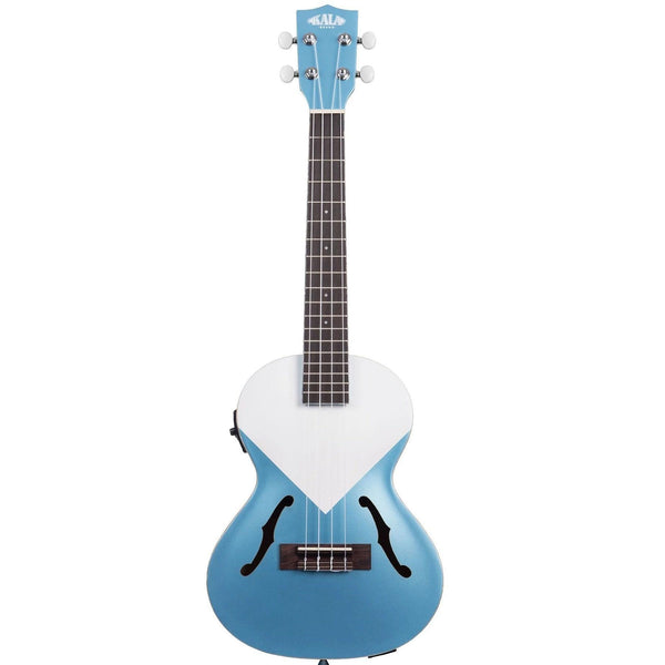 Kala Archtop Tenor Ukulele - Lake Shore Blue - Acoustic Electric Uke - Cumberland Guitars