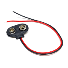 9v Battery Wiring Harness - Insulated - for pedals, active pickups, etc... - Cumberland Guitars