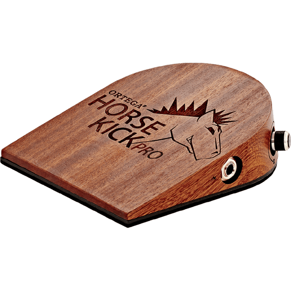 Ortega Horse Kick PRO - Digital Percussion Stomp Box - Wood - Drum Sounds Pedal - Cumberland Guitars