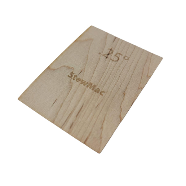 StewMac Universal .25 Degree Maple Neck Shim for Guitar or Bass
