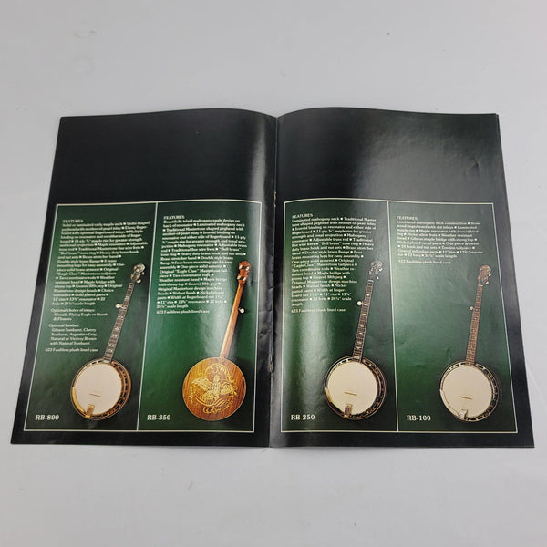 1975 Gibson Banjo Brochure Catalog - Roy Clark - Cumberland Guitars