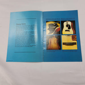 1975 Gibson Flattop Acoustic Series Brochure Catalog - Bill Withers - Cumberland Guitars