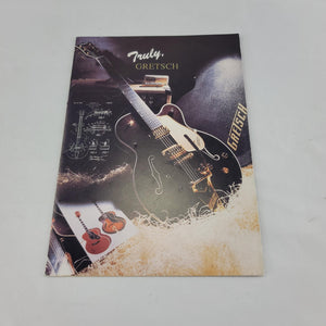 1998 Gretsch Guitars Brochure Catalog Poster 1990s - Cumberland Guitars