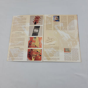 1998 Gretsch Guitars Brochure Catalog Poster 1990s - Cumberland Guitars