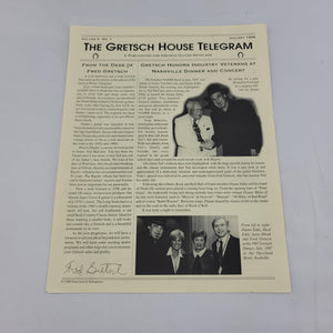 1998 Gretsch House Telegram - Volume 5, Issue 1 - Cumberland Guitars