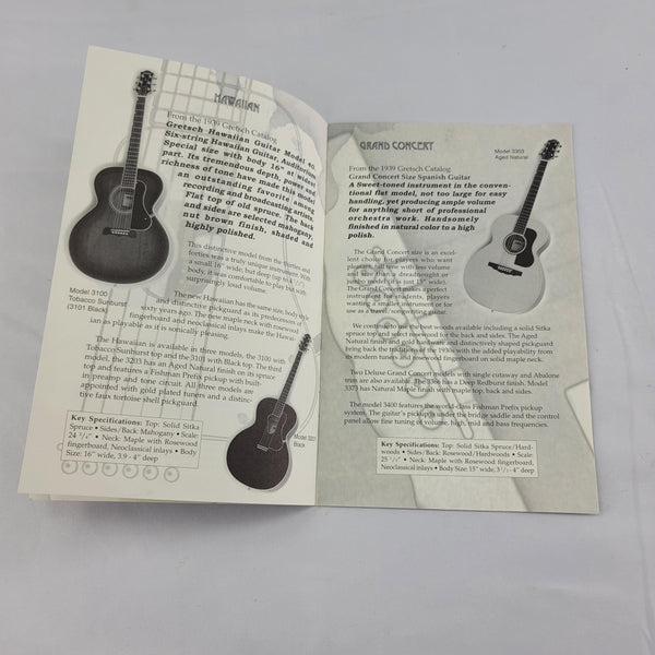 1999 Gretsch Historic Classics of the 20th Century Brochure Catalog - Cumberland Guitars