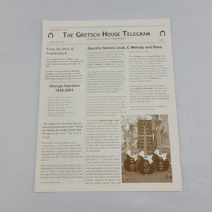 2002 Gretsch House Telegram - Volume 8, Issue 1 - Cumberland Guitars