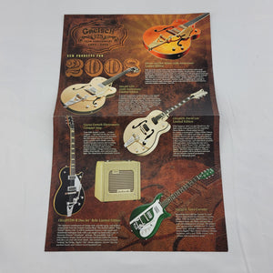 2008 Gretsch Poster - Guitar and Drum - 125th Anniversary - Cumberland Guitars