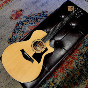 2021 Taylor 312ce V-Class Acoustic-Electric - Natural -w/ Hardshell Case - Cumberland Guitars