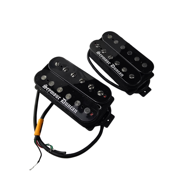 Used Seymour Duncan Black Winter Bridge and Neck Humbucker Set