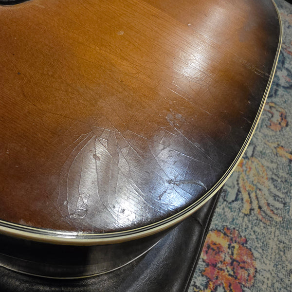 1968 Silvertone 57P633L Jumbo Acoustic Guitar - w/Case